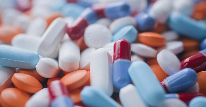 Variety of pills and capsules